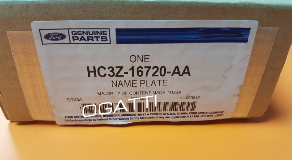 Brand New OEM NAMEPLATE FOR FENDER F250 XL VERSION 2016-2022 HC3Z-16720-AA LH DRIVER SIDE - Imagen 2