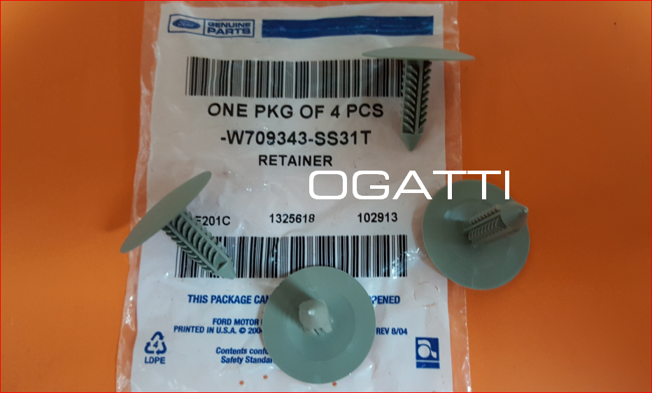 Brand New OEM RETAINER - TRIM PANEL W709343-SS31T |W709343| - Imagen 2