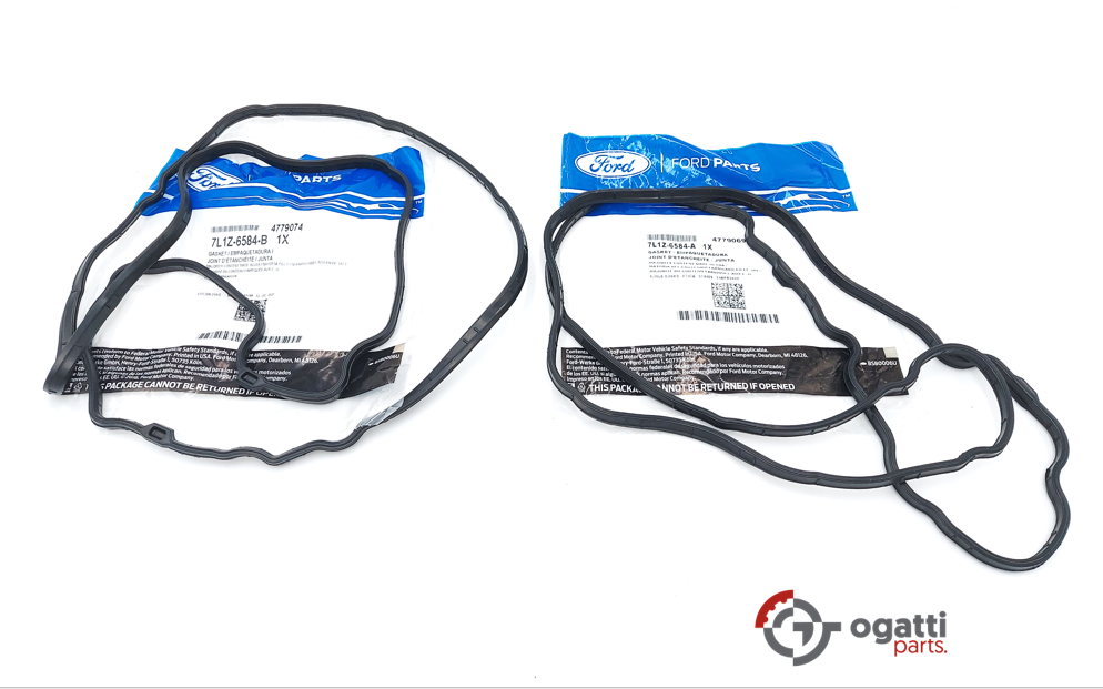 Brand New OEM Gasket - Valve Rocker Arm Cover RH-LH 4.6L OHV V8 12V, 2 Pieces Engine Repair Kit (OG-60-4.6L-2-8) - Imagen 2