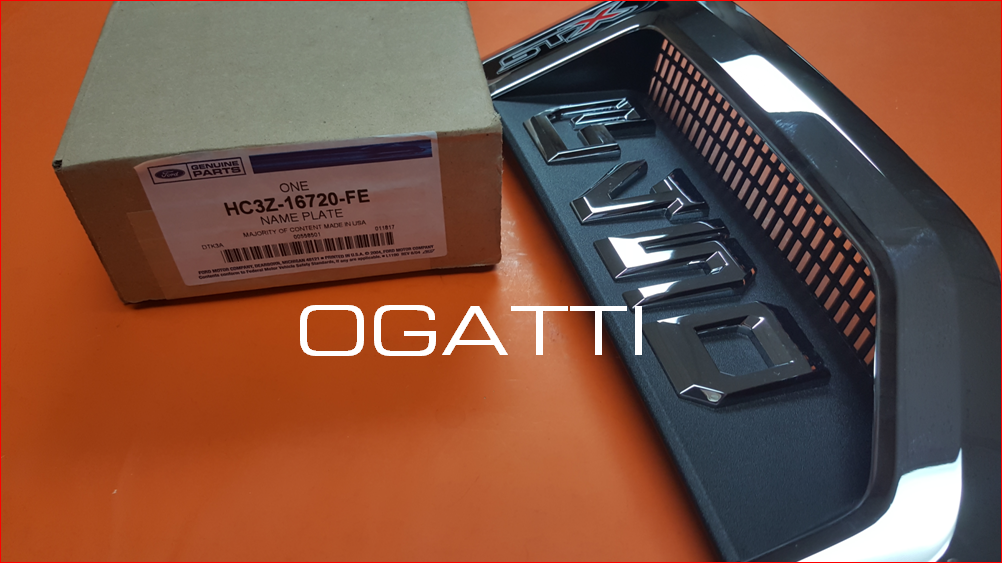 BRAND NEW OEM NAMEPLATE FOR FENDER F450 STX VERSION 2016-2017 HC3Z-16720-FE - Imagen 3