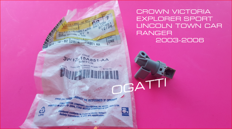 Brand New OEM SWITCH - PARKING BRAKE WARNING 3W1Z-15A851-AA |15A851| - Imagen 3