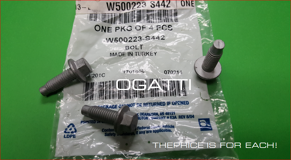 Brand New OEM BOLT - HEX.HEAD W500223-S442 |W500223| - Imagen 2