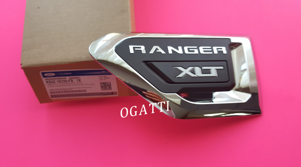 Brand New OEM VENT EMBLEM FOR RANGER XLT CHROME 2019-2020 DRIVER SIDE FOR FENDER KB3Z-16720-FB - Imagen 7