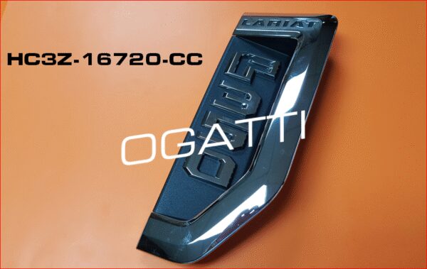 BRAND NEW OEM NAMEPLATE FOR FENDER F-350 LARIAT VERSION 2016-2022 PASSENGER SIDE RH HC3Z-16720-CC
