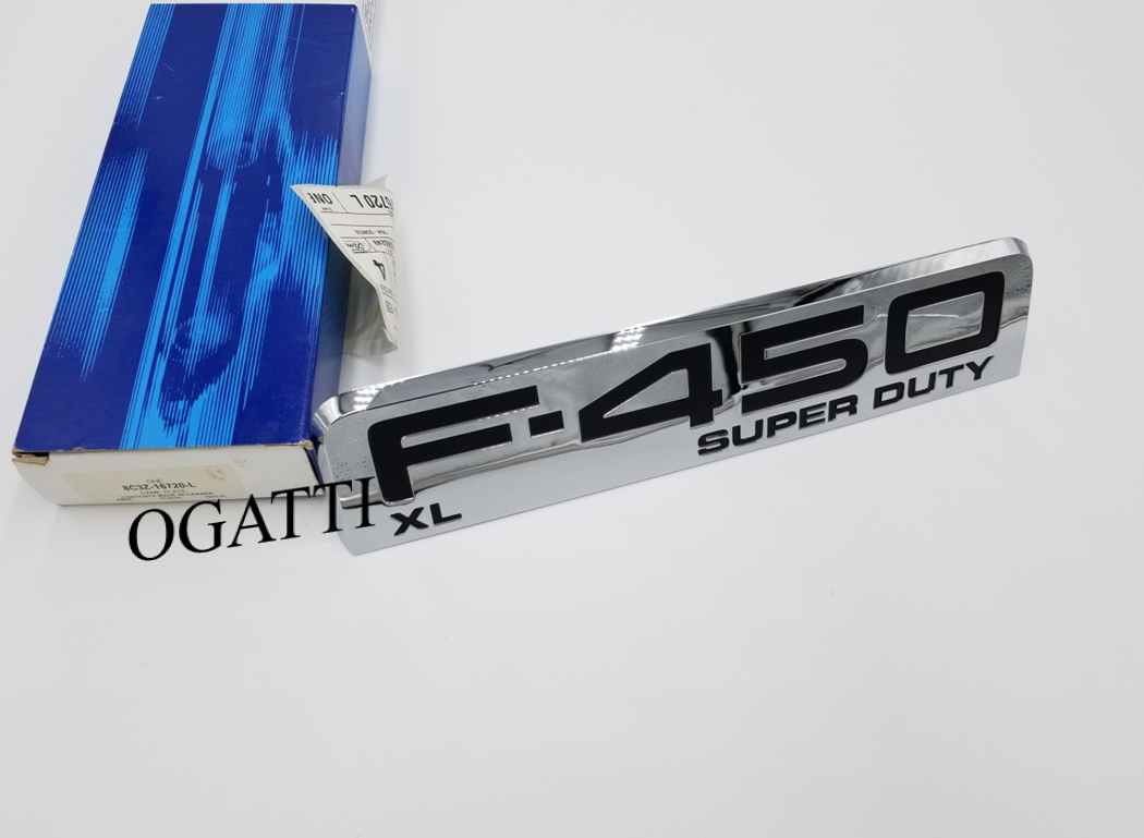 BRAND NEW OEM NAMEPLATE FOR FENDER F450 XL VERSION DRIVER SIDE - PASSENGER SIDE 2006-2010 8C3Z-16720-L