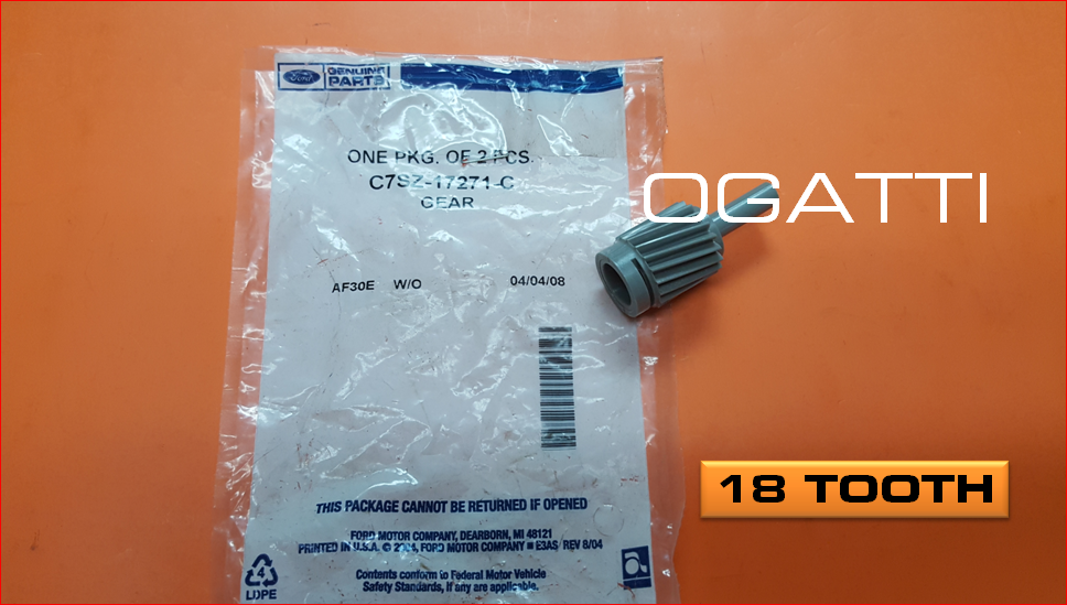 BRAND NEW FORD OEM TRANSMISSION SPEEDOMETER DRIVEN GEAR 18 TOOTH Grey C7SZ-17271-C - Imagen 2