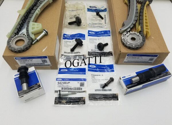 Brand New OEM Timing Chain Cassette with Bolts and Tensioners 4.0L V6 12V SOHC EFI, 10 Pieces Engine Repair Kit (OG-60-4.0L-10-3)