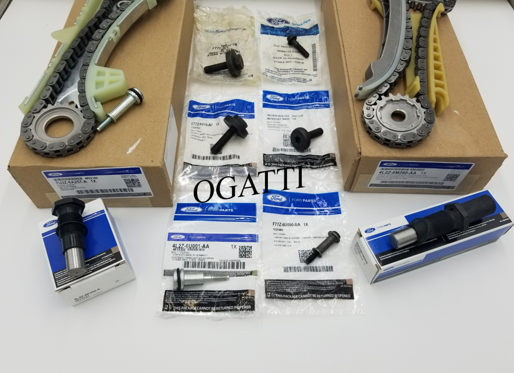 Brand New OEM Timing Chain Cassette with Bolts and Tensioners 4.0L V6 12V SOHC EFI, 10 Pieces Engine Repair Kit (OG-60-4.0L-10-3)
