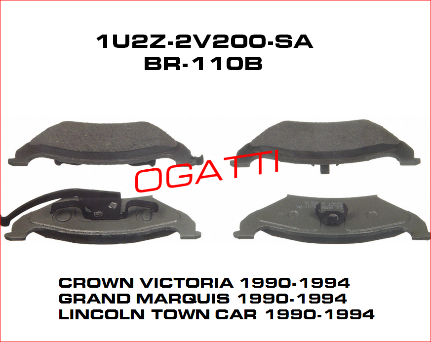 Brand New OEM KIT - BRAKE SHOE AND LINING 1U2Z-2V200-SA |2V200| - Imagen 2