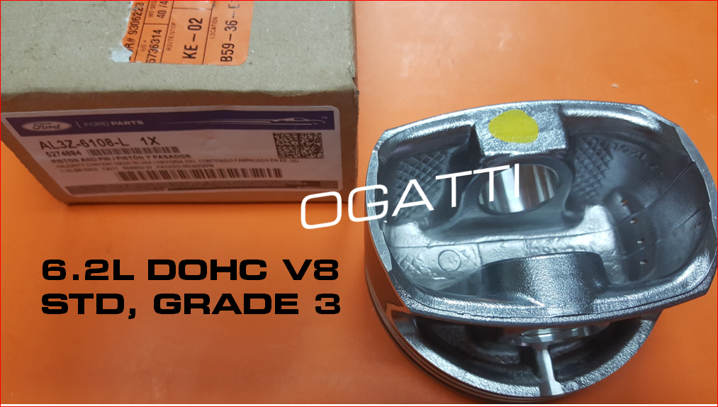 BRAND NEW OEM PISTON STD GRADE 3 for 6.2L DOHC F150-250-350-450 RAPTOR 2011-2016 AL3Z-6108-L|AL3Z-6108-H - Imagen 3