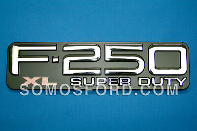 BRAND NEW OEM NAMEPLATE FOR FENDER F250 XL VERSION 1999-2004 F81Z-16720-LB RH PASSENGER SIDE OR LH DRIVER SIDE