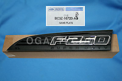 BRAND NEW OEM NAMEPLATE FOR FENDER F250 XL VERSION 2010-2016 CC3Z-16720-DB LH DRIVER SIDE - Imagen 3