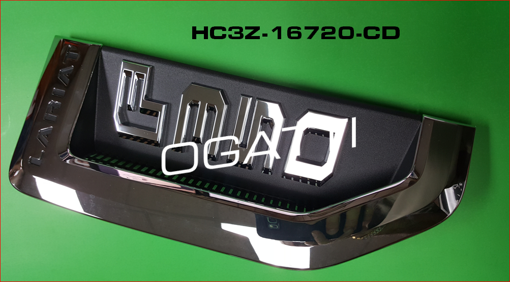 BRAND NEW OEM NAMEPLATE FOR FENDER F-350 LARIAT VERSION 2016-2022 DRIVER SIDE LH HC3Z-16720-CD - Imagen 3