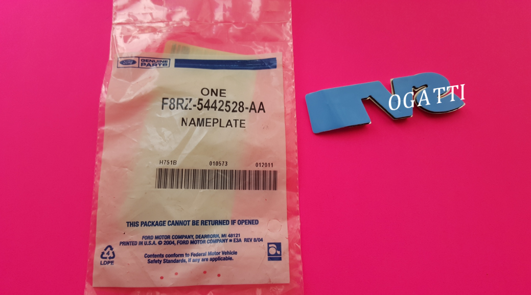 Brand New OEM NAME PLATE F8RZ-5442528-AA |5442528| - Imagen 3