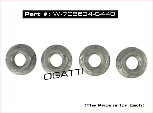 Brand New OEM NUT - HEX. - FLANGED W708634-S440 |W708634|