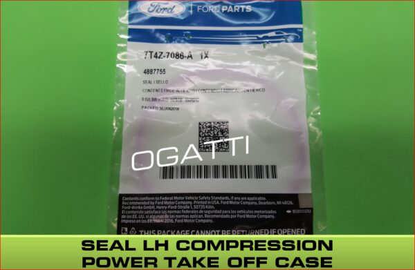 BRAND NEW OEM FORD FORD LINCOLN MERCURY POWER TAKE OFF CASE COMPRESSION SEAL #7T4Z-7086-A