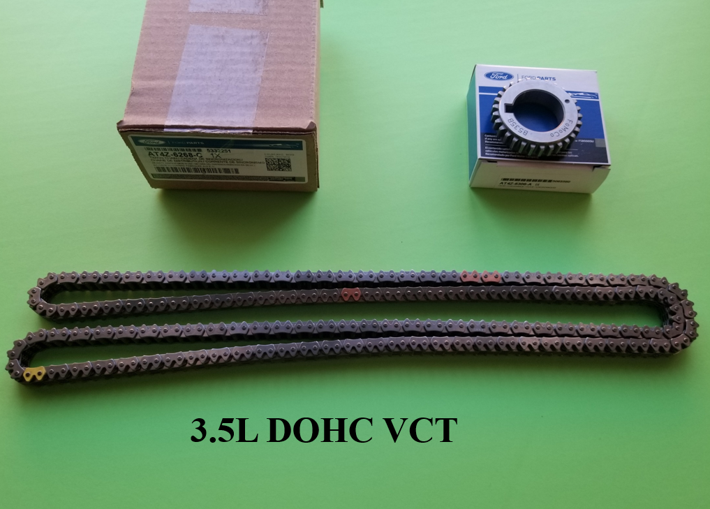Brand New OEM Timing Chain and Gear 3.5L DOHC VCT, 2 Pieces, Engine Repair Kit (OG-60-3.5L-2-1) - Imagen 4