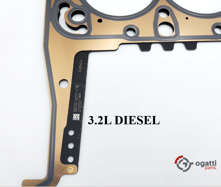 BRAND NEW FORD OEM 3.2L DIESEL HEAD CYLINDER GASKET 1.20MM 3 HOLES RANGER TRANSIT TTH | EVEREST | TROLLER BB3Z-6051-C - Imagen 7