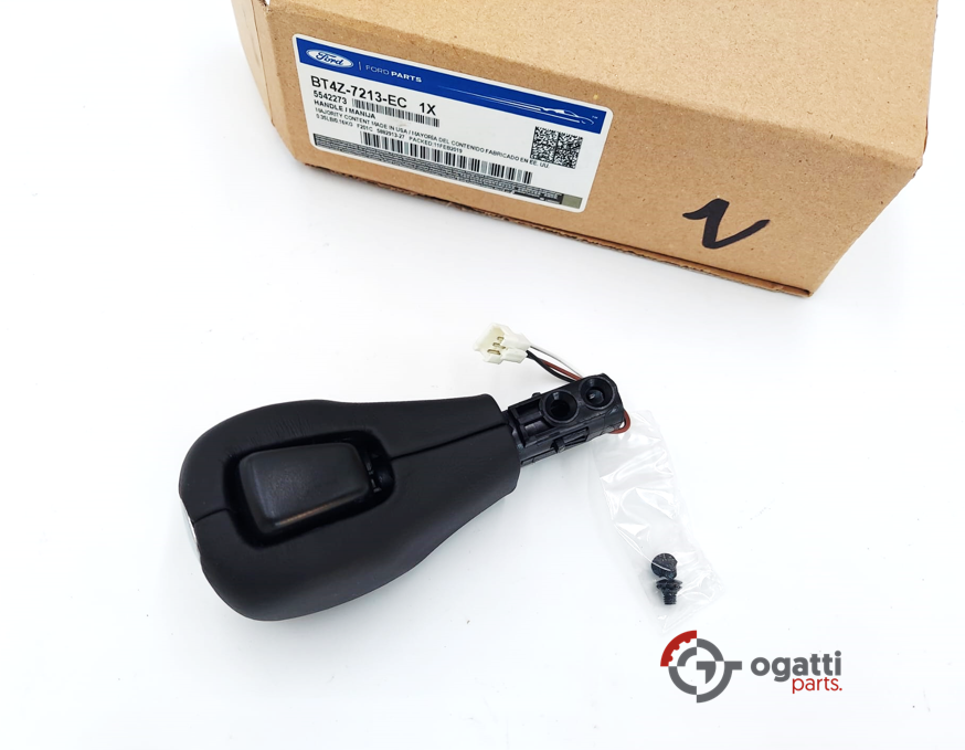 Brand New OEM KNOB - CONTROL LEVER, LEATHER, WITH SWITCH, LEATHER, WITH SWITCH EXPLORER BT4Z-7213-EC - Imagen 4