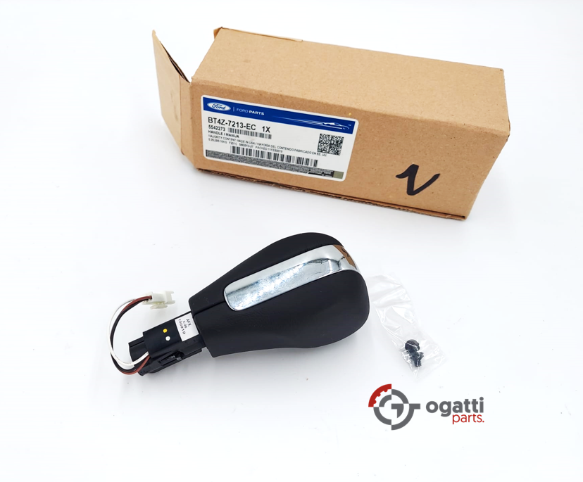 Brand New OEM KNOB - CONTROL LEVER, LEATHER, WITH SWITCH, LEATHER, WITH SWITCH EXPLORER BT4Z-7213-EC - Imagen 3