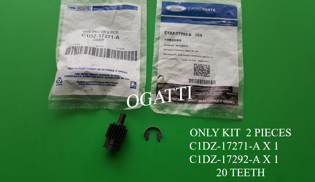 BRAND NEW FORD OEM TRANSMISSION SPEEDOMETER DRIVEN GEAR 20 TOOTH Color Black SET C1DZ-17271-A