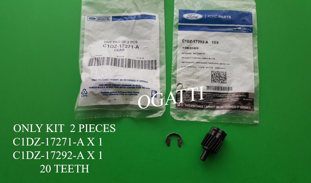 BRAND NEW FORD OEM TRANSMISSION SPEEDOMETER DRIVEN GEAR 20 TOOTH Color Black SET C1DZ-17271-A - Imagen 3