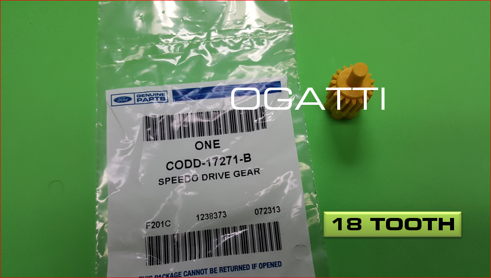 BRAND NEW FORD OEM TRANSMISSION SPEEDOMETER DRIVEN GEAR 18 TOOTH Color YELLOW CODD-17271-B and C1DZ-17292-A OG-17271Y-1 - Imagen 4