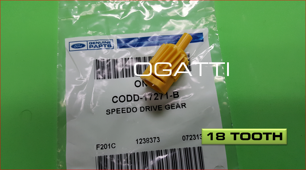 BRAND NEW FORD OEM TRANSMISSION SPEEDOMETER DRIVEN GEAR 18 TOOTH Color YELLOW CODD-17271-B and C1DZ-17292-A OG-17271Y-1 - Imagen 6