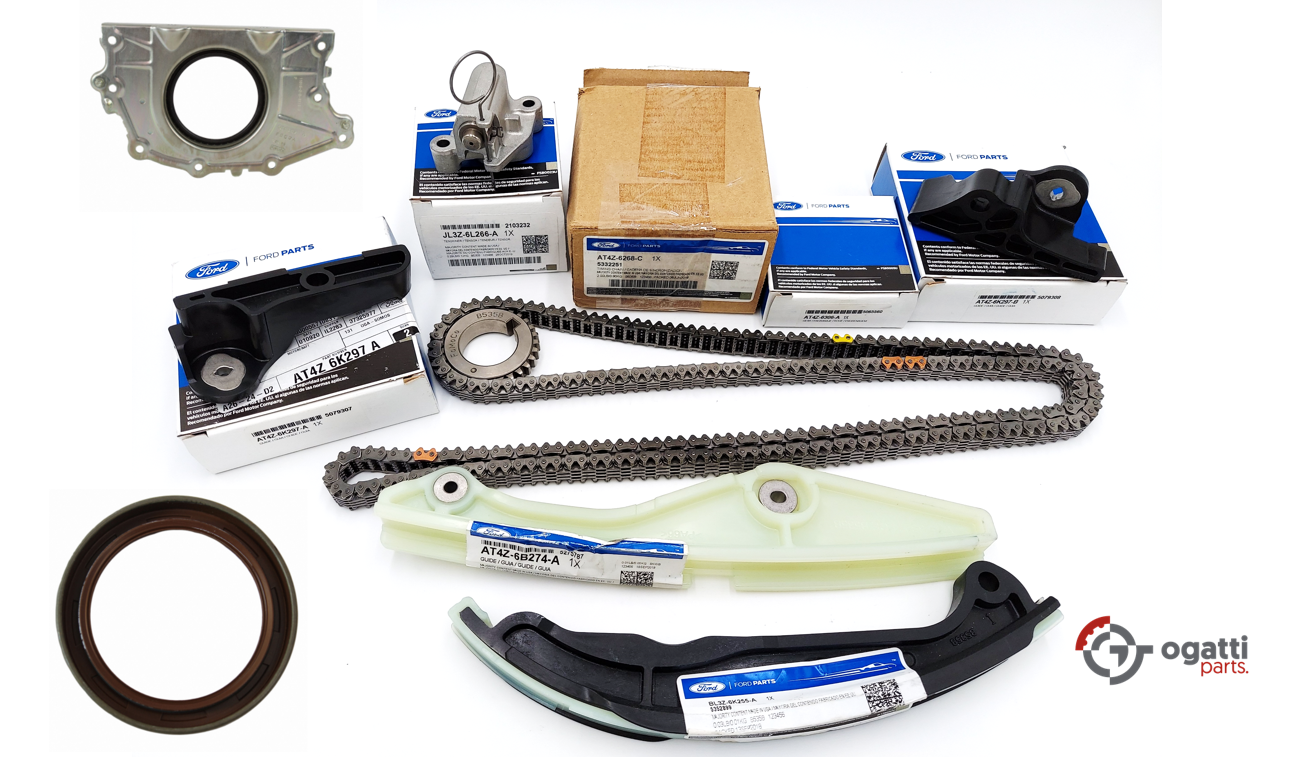 Brand New OEM Timing Chain Kit 3.5L DOHC VCT, 9 Pieces, Engine Repair Kit (OG-60-3.5L-9-3) - Imagen 2