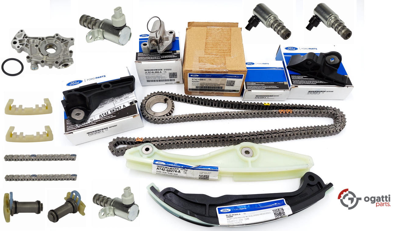 Brand New OEM Timing Chain Kit 3.5L DOHC VCT, 19 Pieces, Engine Repair Kit for Explorer |F-150|Edge | Flex |Taurus 2011-2019 (OG-60-3.5L-19-3) - Imagen 3
