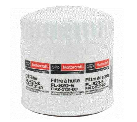 BRAND NEW OEM OIL FILTER 4.6L SOHC V8 ROMEO, 5.4L, 6.8L GAS EFI V10, 5.4 SOHC 16V, 6.2L V8 2V DOHC, 7.3L 2V DEVCT PFI V8, 4.6 SOHC V8 F1AZ-6731-BD FL-820-S