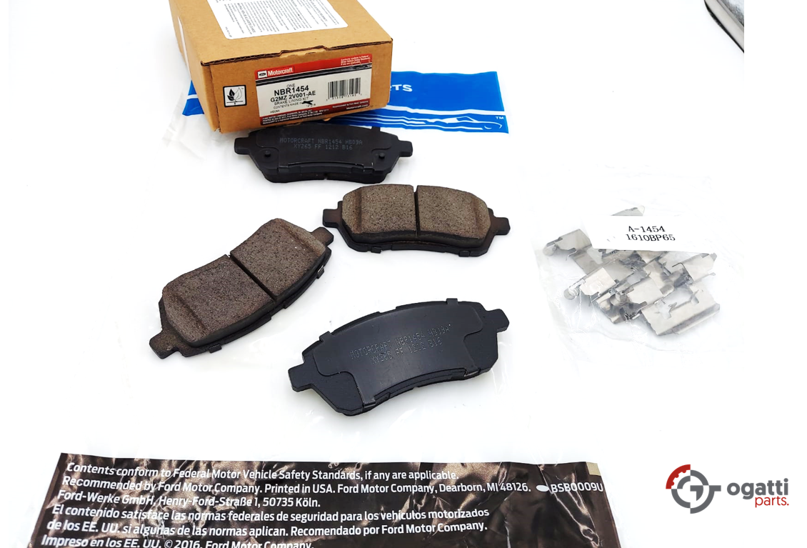 Brand New OEM FRONT BRAKE PADS FORD Fiesta 2013-2019 G2MZ-2V001-AE NBR-1454 - Imagen 5