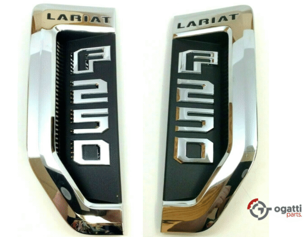Brand New OEM NAME PLATE F-250 LARIAT 2018 KIT RH-LH (OG-F250-2017-3)