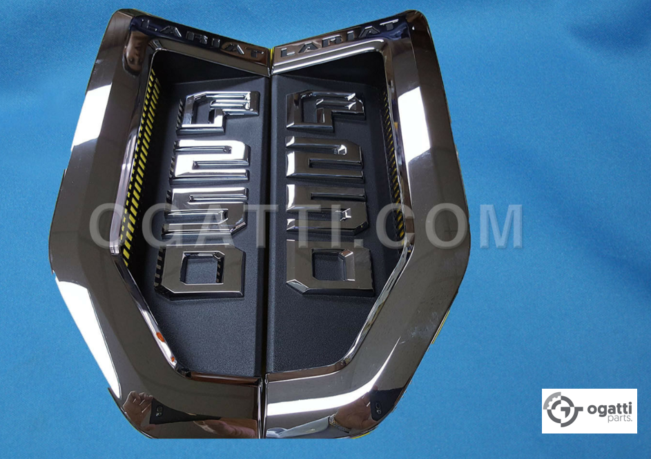 Brand New OEM NAME PLATE F-250 LARIAT 2018 KIT RH-LH (OG-F250-2017-3) - Imagen 2