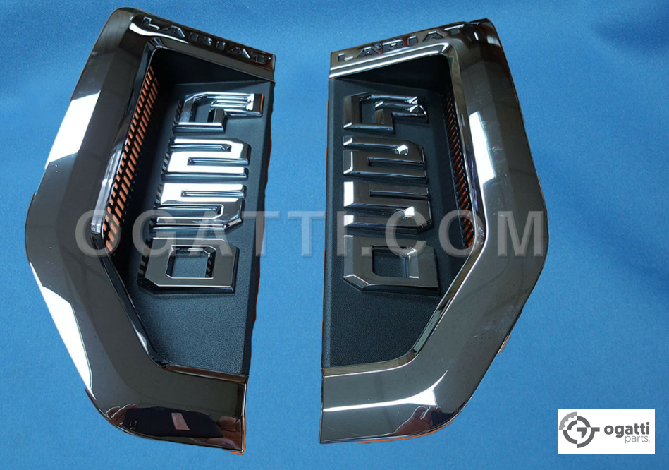 Brand New OEM NAME PLATE F-250 LARIAT 2018 KIT RH-LH (OG-F250-2017-3) - Imagen 4