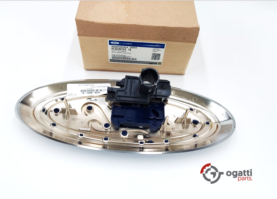 OVAL FORD BRAND BRAND NEW OEM FRONT GRILLE EMBLEM FROM 10/11/2016 2016-2019 FORD F-250-350-450-550 HC3Z-8213-E - Imagen 4