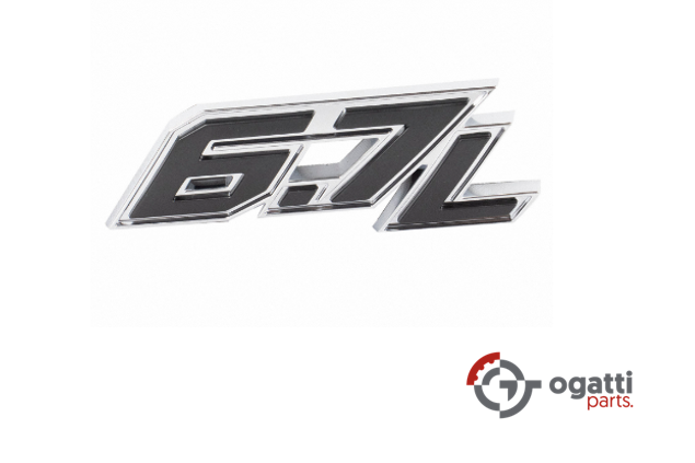 BRAND NEW OEM 6.7L NAMEPLATE ON DOOR F250, F-350, F-450, F-550 ALL VERSION 2016-2022 HC3Z-9942528-D LH