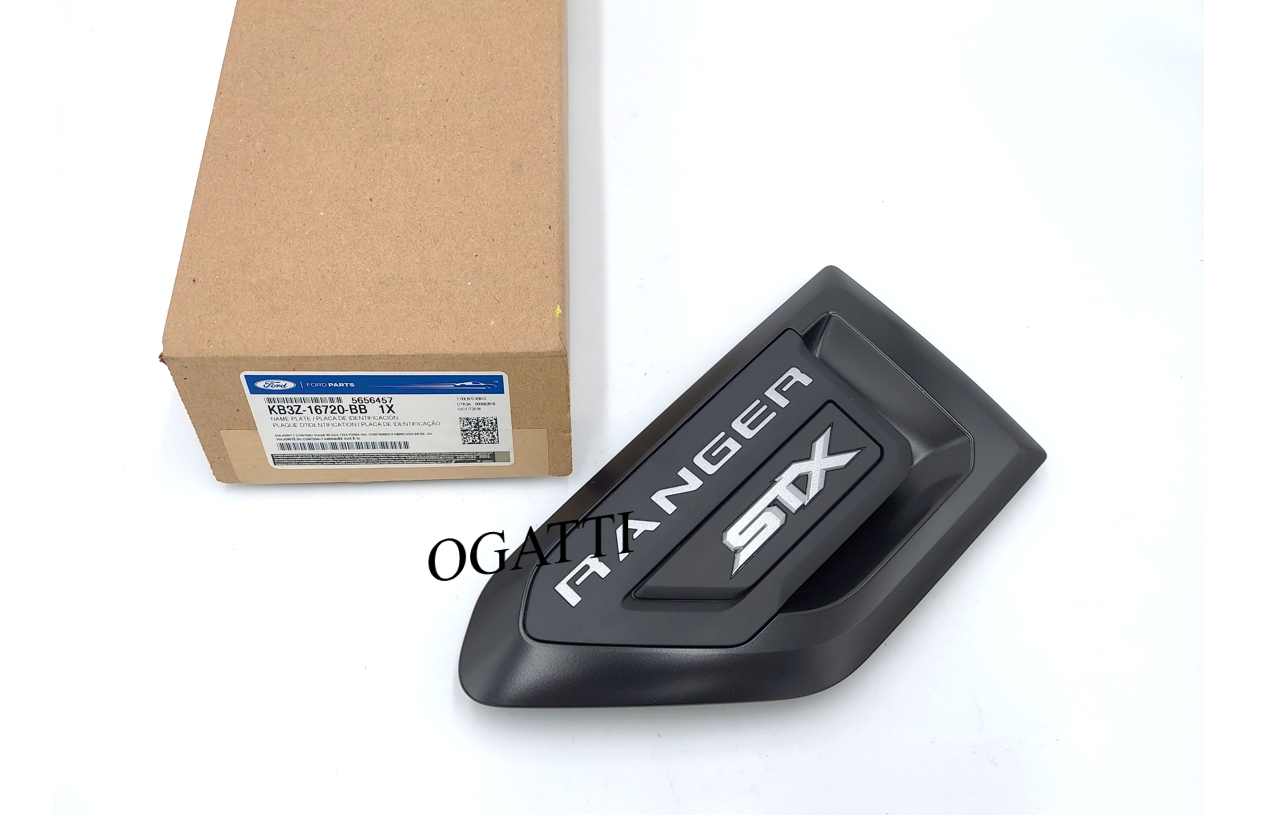 BRAND NEW OEM VENT EMBLEM FOR RANGER STX 2019-2020 DRIVER SIDE LH FOR FENDER KB3Z-16720-BB - Imagen 2