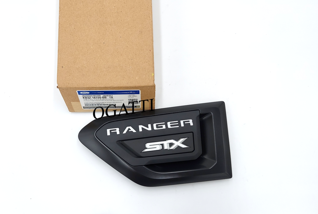 BRAND NEW OEM VENT EMBLEM FOR RANGER STX 2019-2020 DRIVER SIDE LH FOR FENDER KB3Z-16720-BB