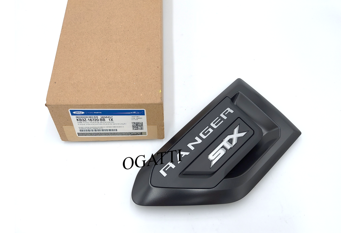 BRAND NEW OEM VENT EMBLEM FOR RANGER STX 2019-2020 DRIVER SIDE LH FOR FENDER KB3Z-16720-BB - Imagen 6