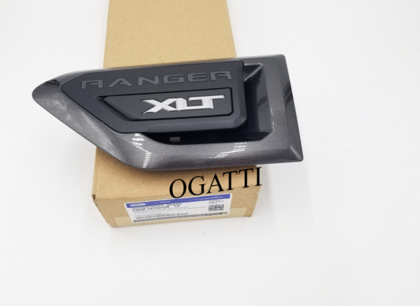 Brand New OEM VENT EMBLEM FOR RANGER XLT 2019-2020 DRIVER SIDE FOR FENDER KB3Z-16720-DB MAGNETIC BLACK