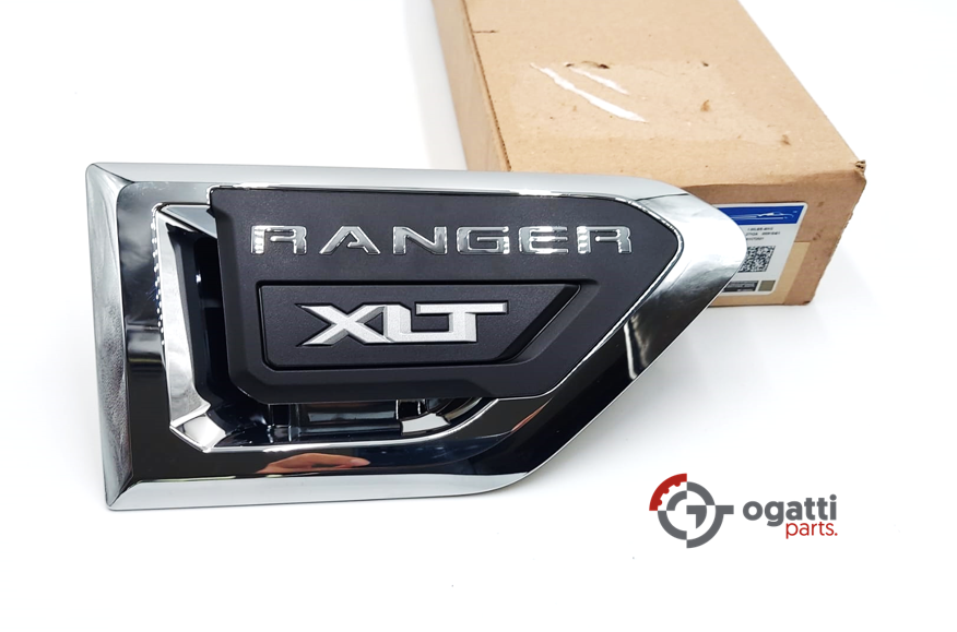 BRAND NEW OEM VENT EMBLEM FOR RANGER XLT IN CHROME 2019-2020 PASSENGER SIDE RH FOR FENDER KB3Z-16720-FA - Imagen 3