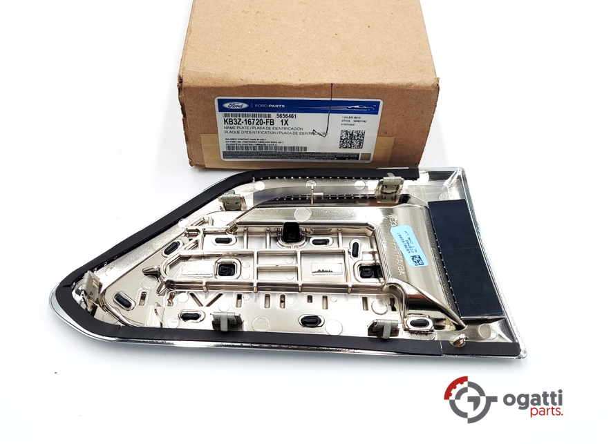 Brand New OEM VENT EMBLEM FOR RANGER XLT CHROME 2019-2020 DRIVER SIDE FOR FENDER KB3Z-16720-FB - Imagen 3