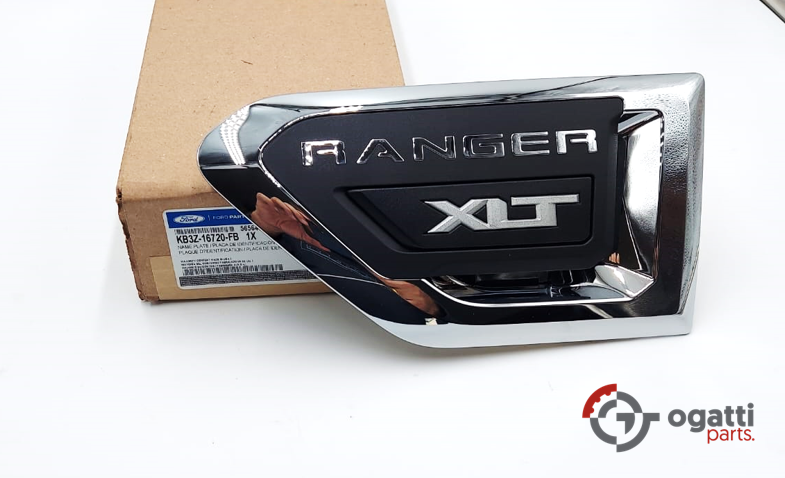 Brand New OEM VENT EMBLEM FOR RANGER XLT CHROME 2019-2020 DRIVER SIDE FOR FENDER KB3Z-16720-FB - Imagen 6