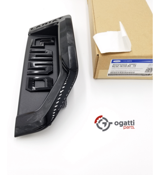 BRAND NEW OEM NAMEPLATE FOR FENDER F250 LARIAT VERSION AGATE BLACK SPORT PACKAGE 2016-2022 KC3Z-16720-AA