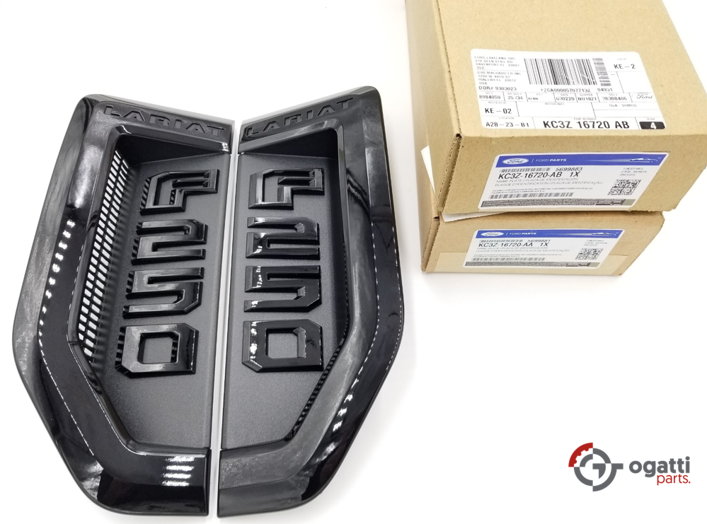 Brand New OEM NAME PLATE F-250 LARIAT Sport Package 2017 KIT RH-LH (OG-F250-2017-4)