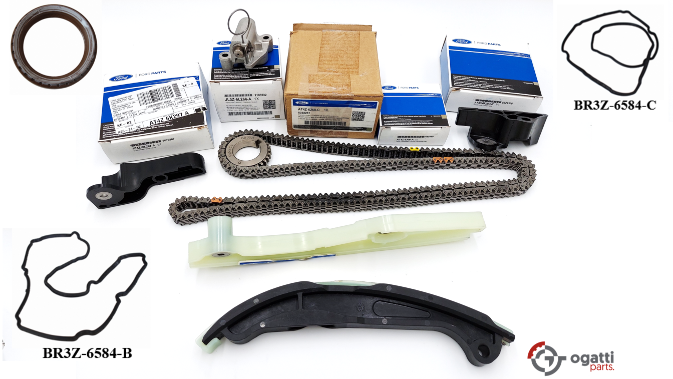 Brand New OEM Timing Chain Kit 3.5L DOHC VCT, 10 Pieces, Engine Repair Kit (OG-60-3.5L-10-1) - Imagen 4