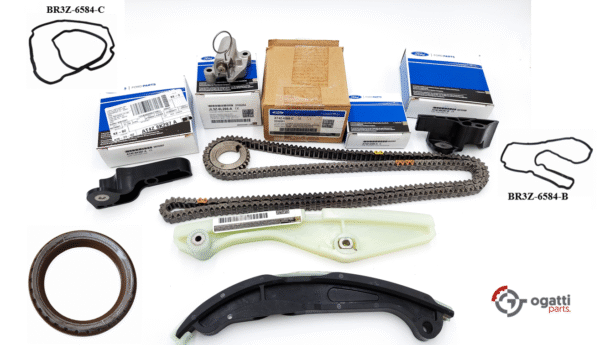 Brand New OEM Timing Chain Kit 3.5L DOHC VCT, 10 Pieces, Engine Repair Kit (OG-60-3.5L-10-1)