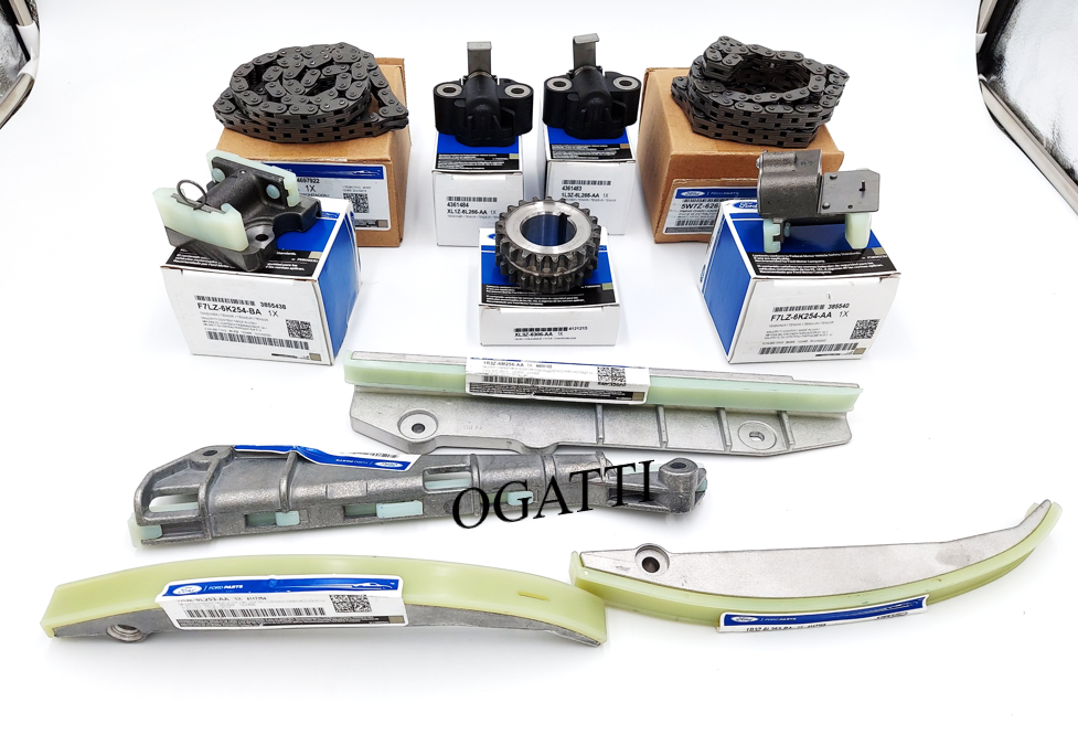 Brand New OEM Timing Chain 4.6L V8, 32V DOHC 2002-2005, 11 Pieces, Engine Repair Kit (OG-60-4.6L-11-4)