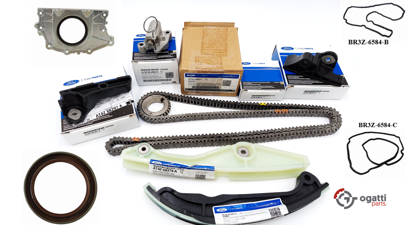 Brand New OEM Timing Chain Kit 3.5L DOHC VCT, 11 Pieces, Engine Repair Kit for Explorer |F-150|Edge | Flex |Taurus 2011-2019 (OG-60-3.5L-11-1) - Imagen 2